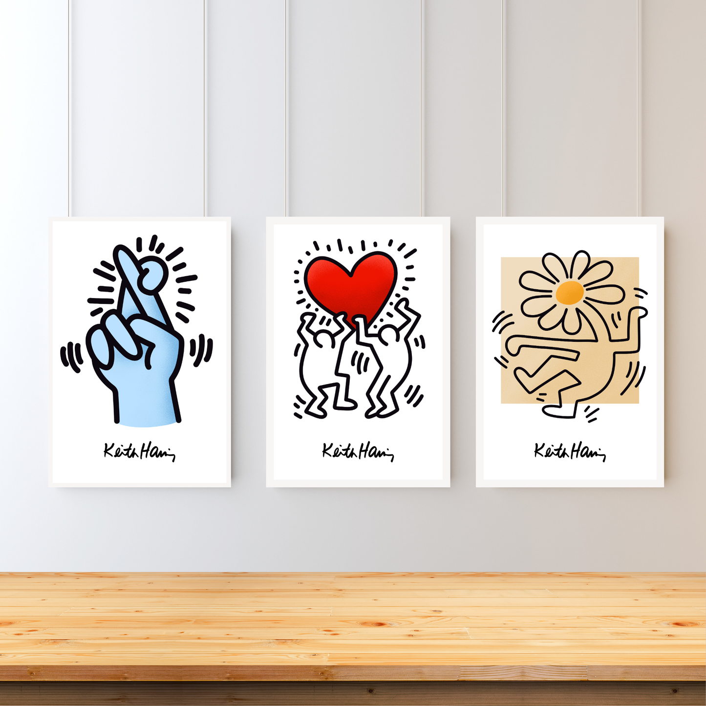 Keith Haring Triple Art Set