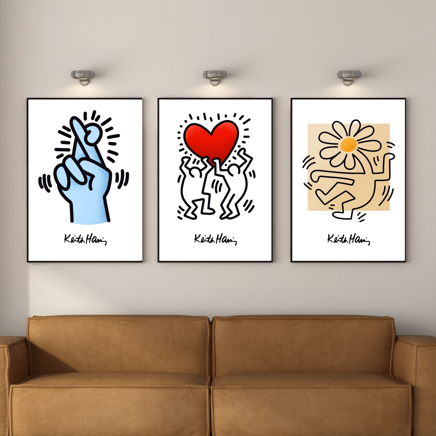 Keith Haring Triple Art Set