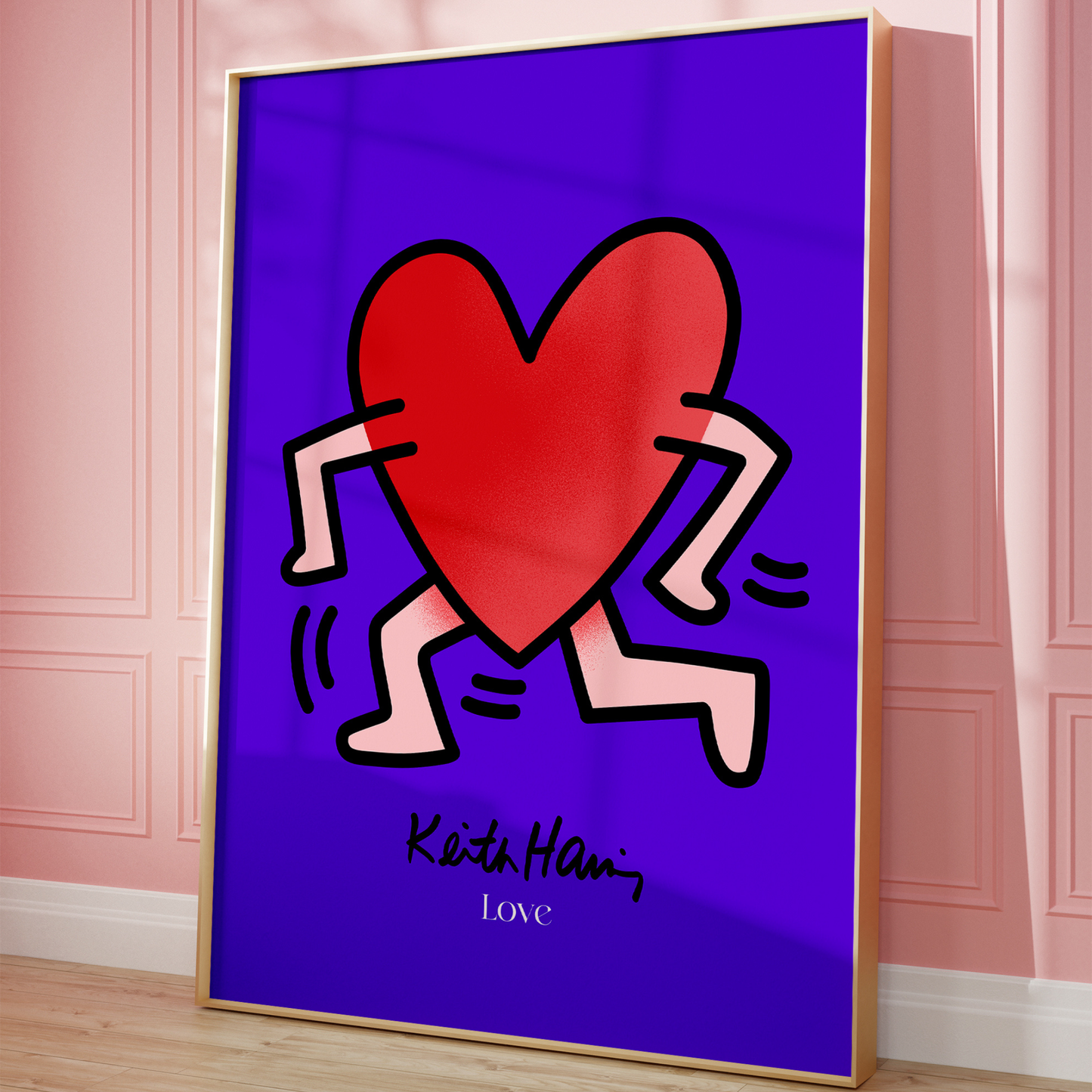 Keith Haring Purple Heart