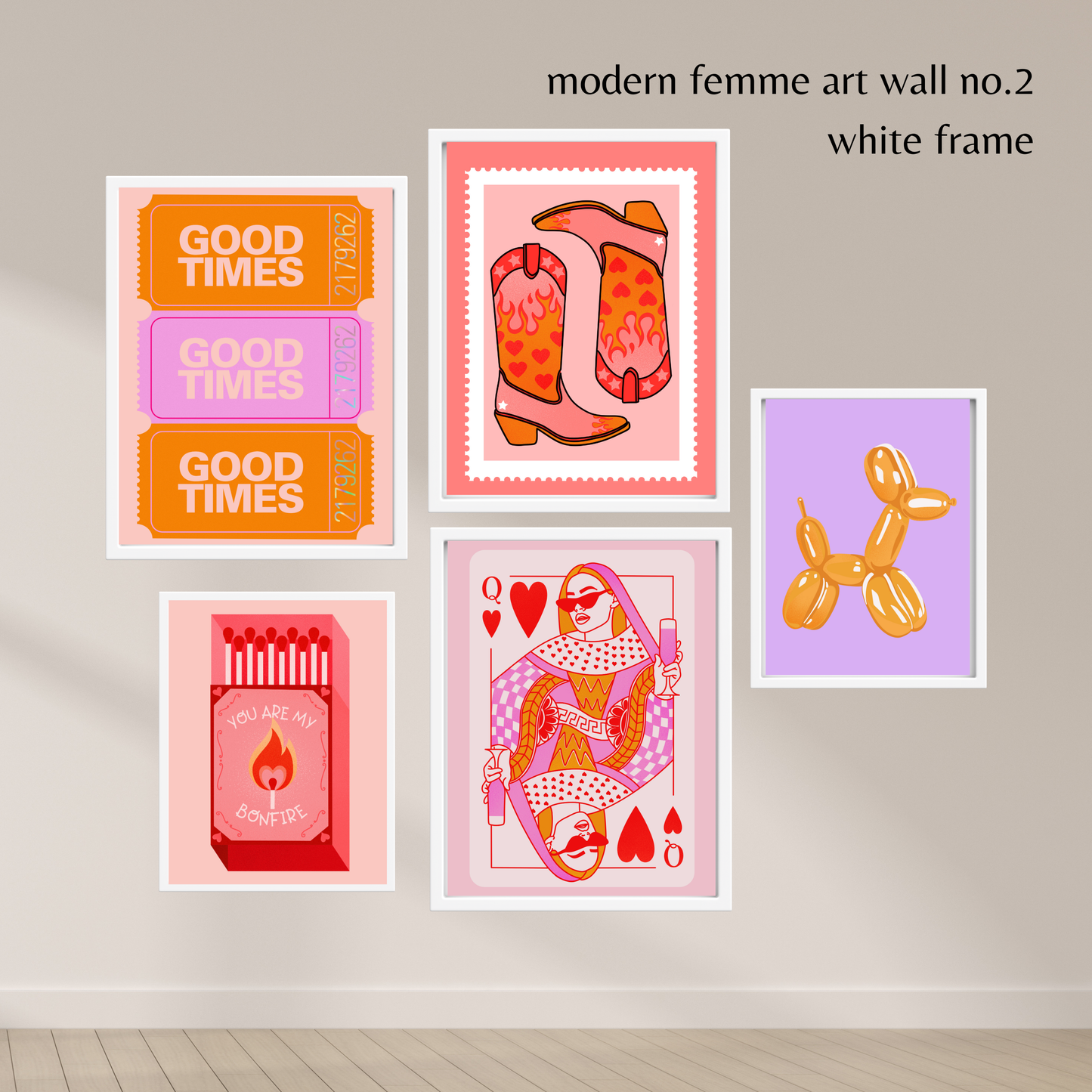 Modern Love Gallery - 5 piece