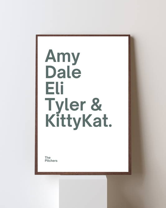 Family Names Green (Personalised)