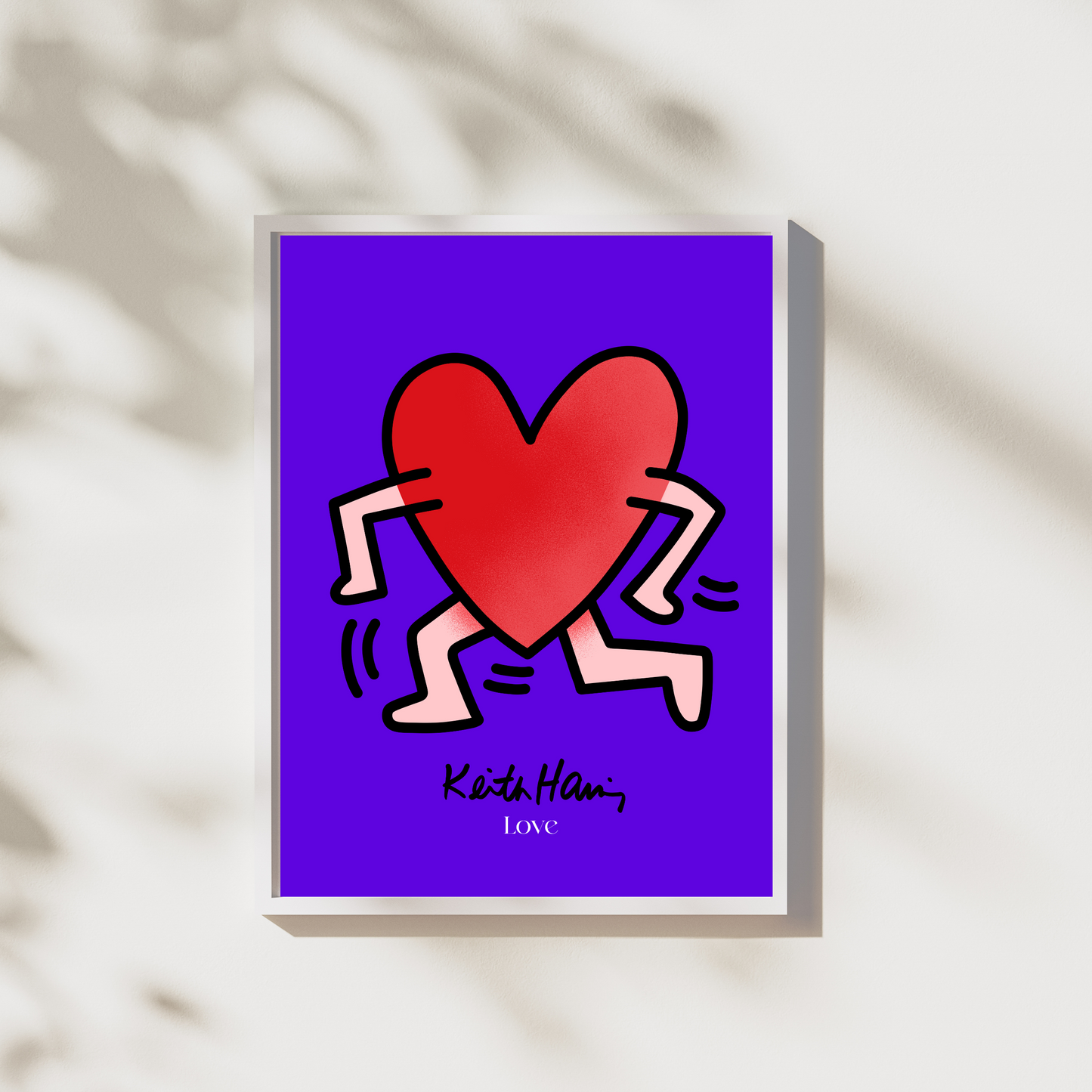 Keith Haring Purple Heart