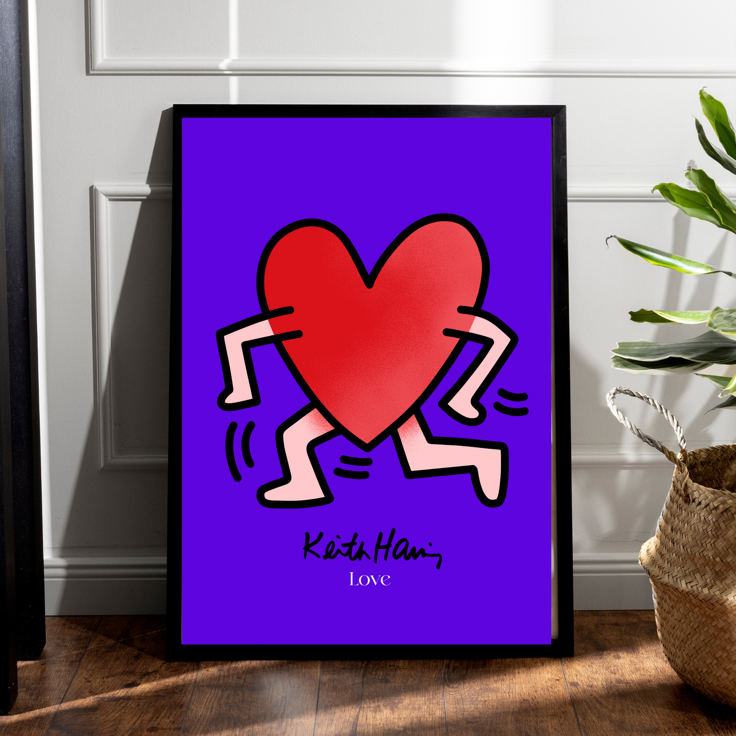 Keith Haring Purple Heart