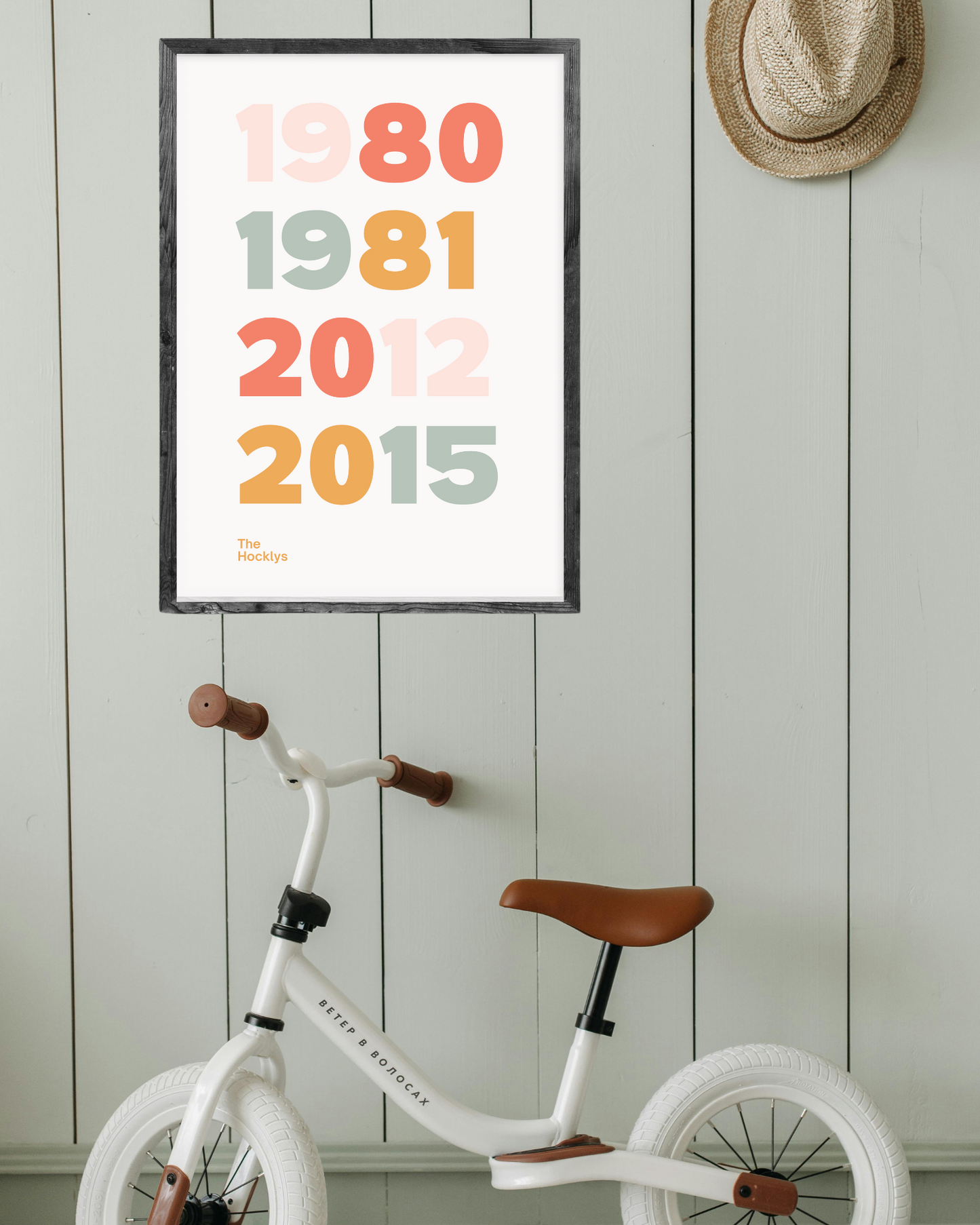 Family Years Colour Print (Personalised)