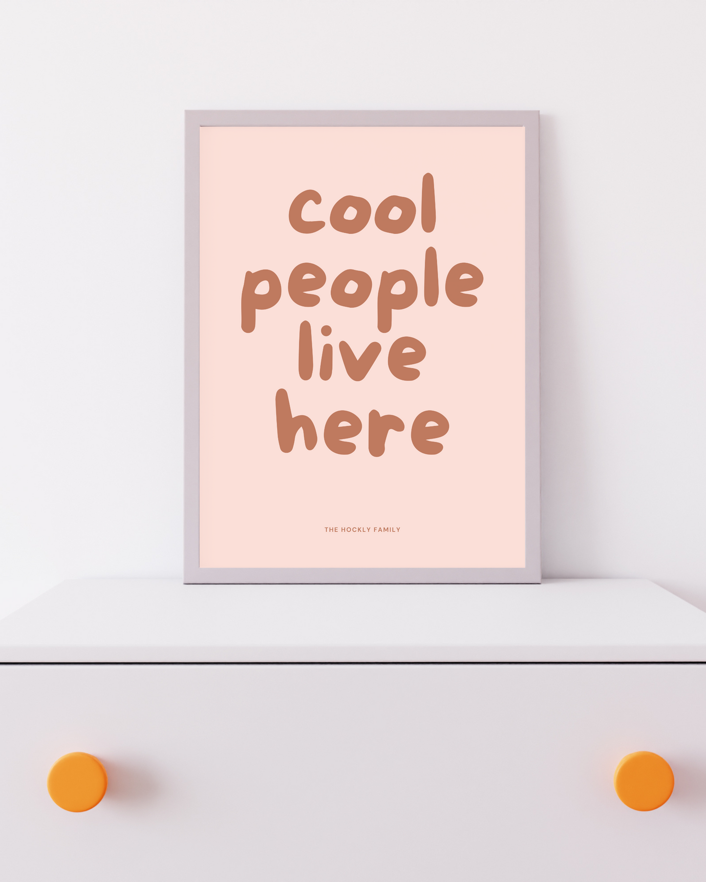 Cool People Live Here (Personalised)