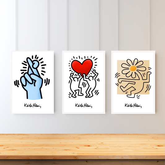 Keith Haring Triple Art Set