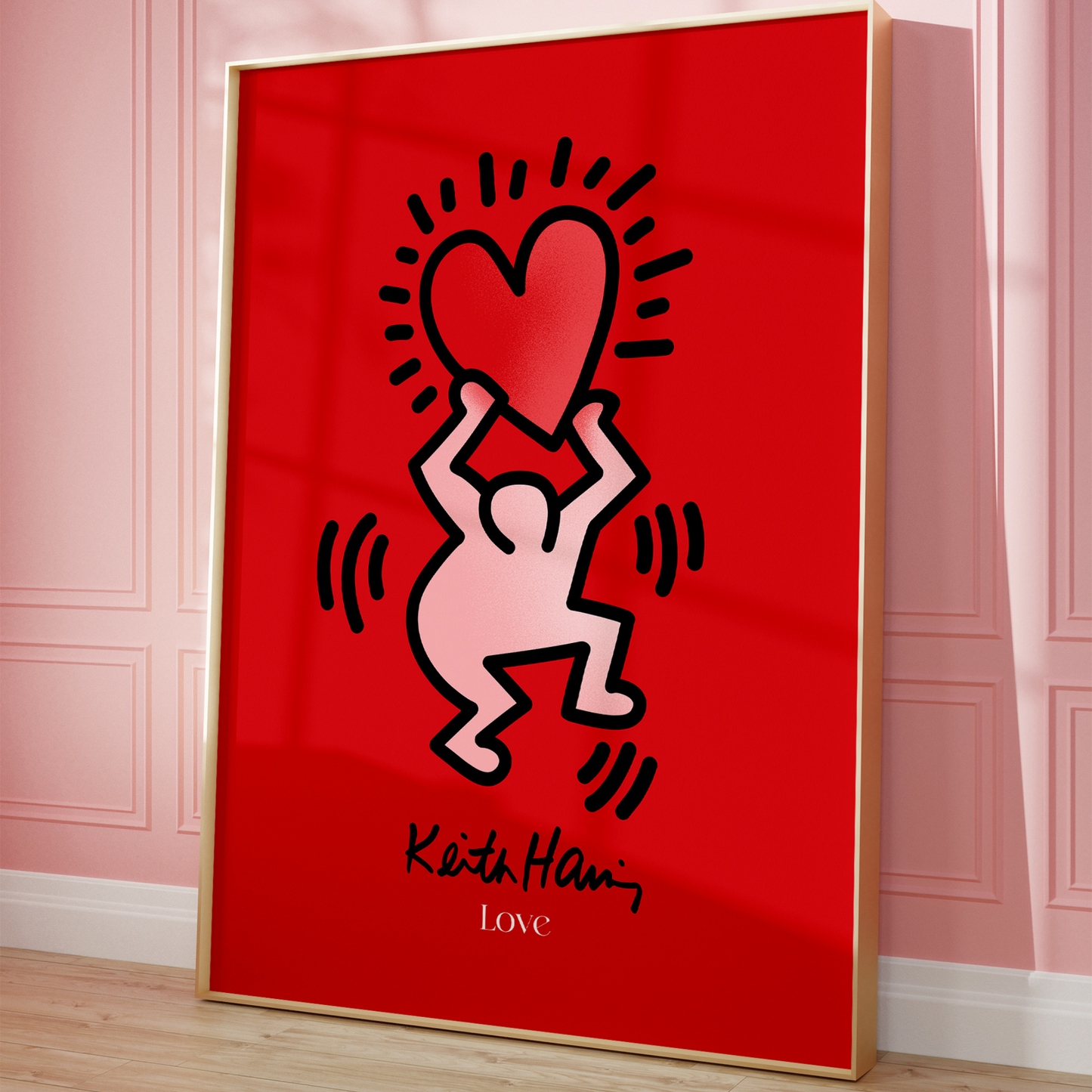 Keith Haring Red Heart
