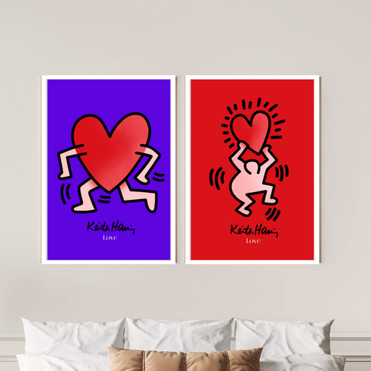 Keith Haring Double Love Art Set
