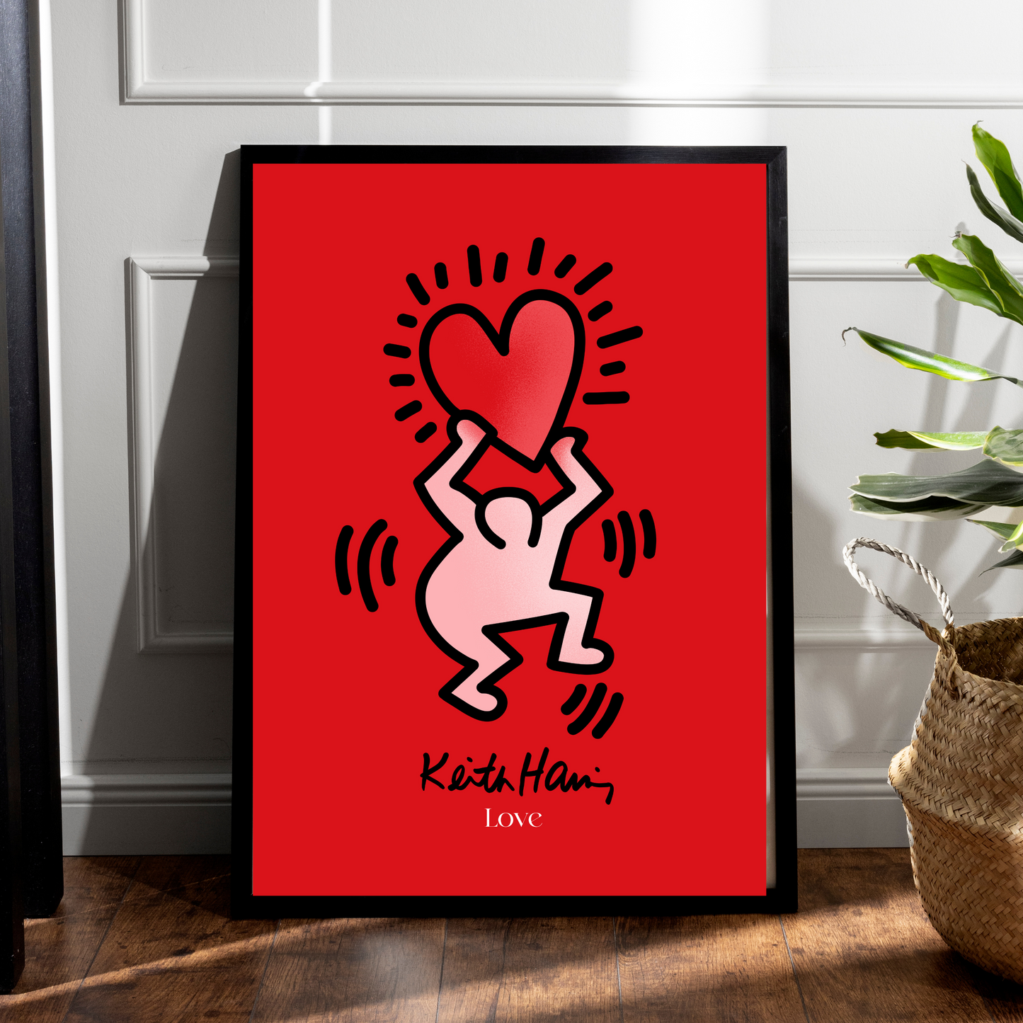 Keith Haring Red Heart