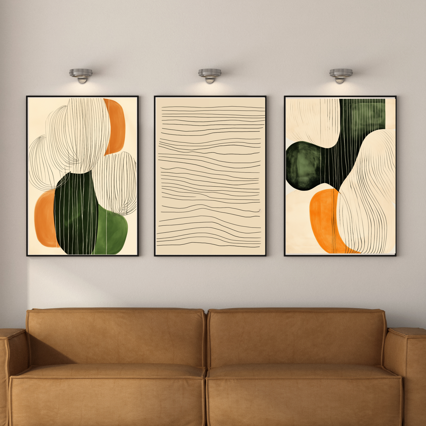 No Straight Lines Art Set