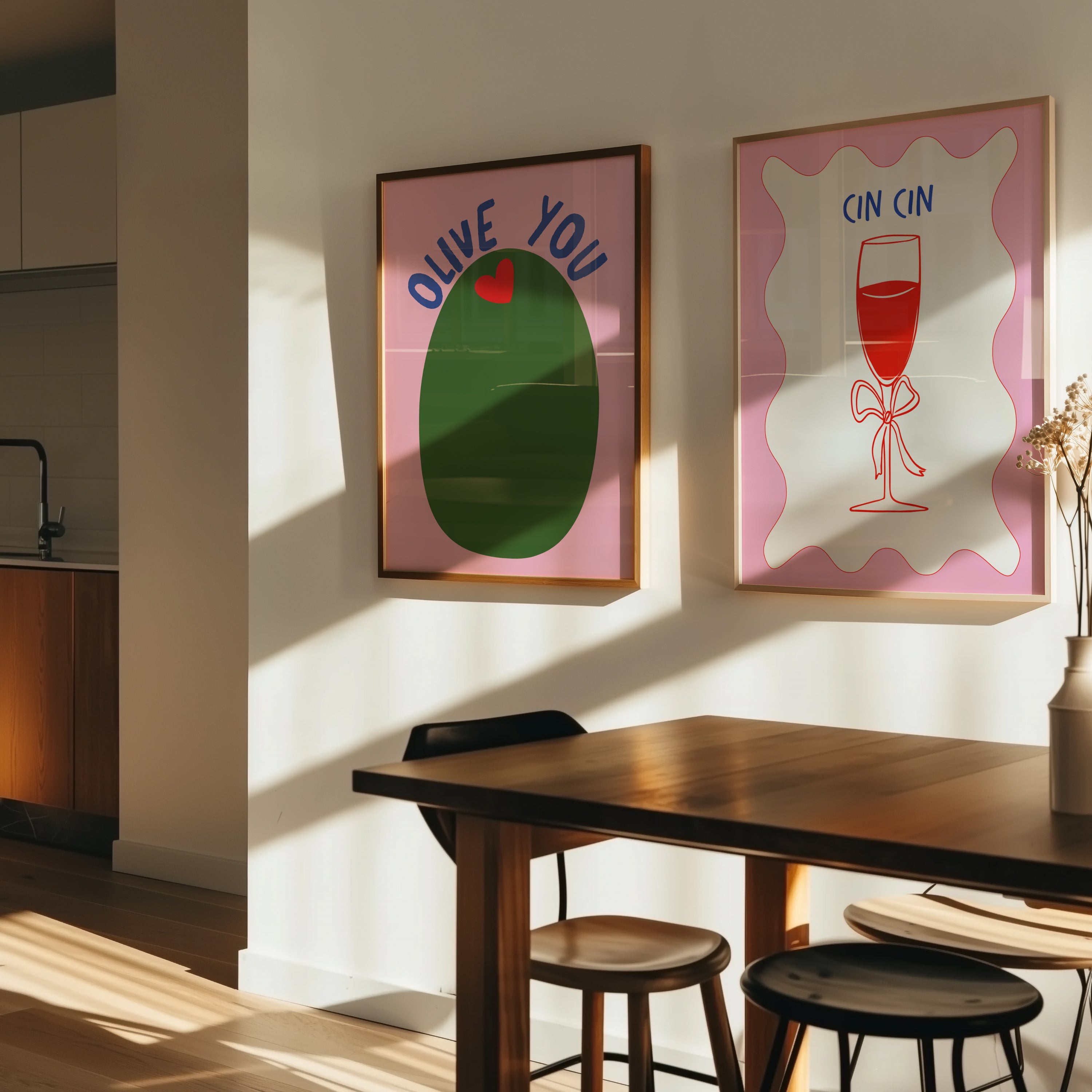 トールペイント作品　ベビーソックス・Olive You Olive You – Blank Wall Print Shop